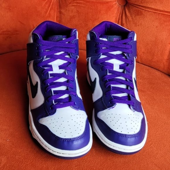 Nike | Shoes | Nike Youth Dunk High Gs Dh97510 Electro Purple Midnight Navy Size 5y | Poshmark